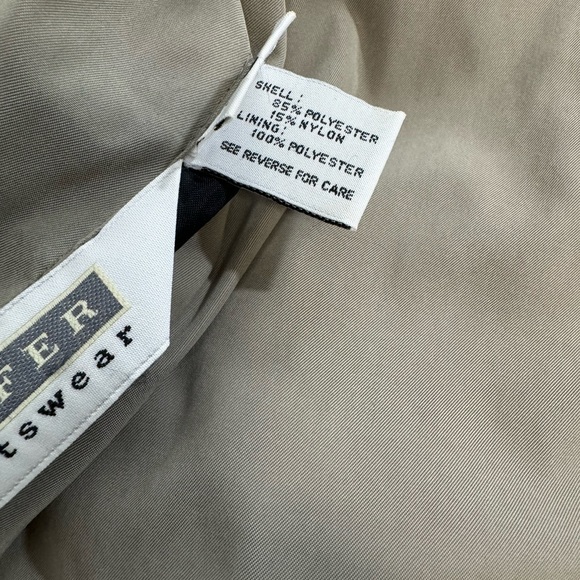 Turfer Sportswear Men’s Reversible Golf  Vest Tan & Black  Size Large - Picture 6 of 9